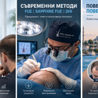 Най-добрите клиники за присаждане на коса през 2026 г. – FUE, Sapphire FUE и DHI